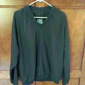 Sport Essentials Golf Mens Size L V-Neck Long Sleeve Wind Pull Over